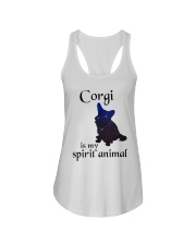 Corgi Dog Is My Spirit Animal Ladies Flowy Tank tile