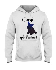 Corgi Dog Is My Spirit Animal Hooded Sweatshirt front