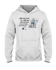 Elephants A Little Girl Very Very Much Elephant Hooded Sweatshirt front