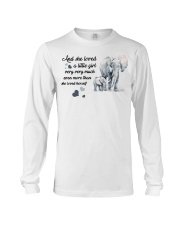 Elephants A Little Girl Very Very Much Elephant Long Sleeve Tee tile