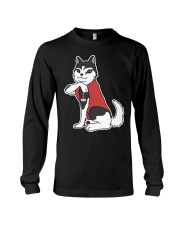 Husky Dog Tattoo I Love Mom Long Sleeve Tee tile