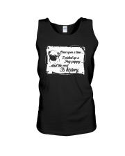 Pug Dog I Picked Up A Pug Puppy Unisex Tank tile