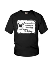Pug Dog I Picked Up A Pug Puppy Youth T-Shirt tile
