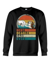 Beagle Dog Best Beagle Dad Ever Crewneck Sweatshirt tile