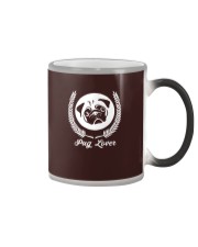 Pug Dog Love Color Changing Mug tile