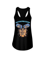 German Shepherd Dog Antidepression Ladies Flowy Tank tile