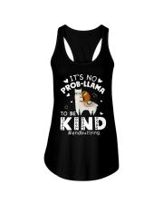 Llama Sloth Riding Llama Ladies Flowy Tank tile