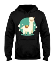 Llama 080520-9 Hooded Sweatshirt front