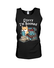 Shiba Inu Dog Sorry I'm Booked Unisex Tank tile