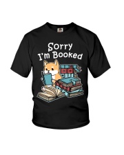Shiba Inu Dog Sorry I'm Booked Youth T-Shirt tile