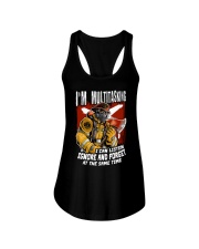 Firefighter I'm Multitasking Ladies Flowy Tank tile