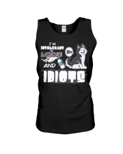 Husky Dog I'm Intolerant To Lactose And Idiots Unisex Tank tile