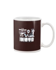 Husky Dog I'm Intolerant To Lactose And Idiots Mug tile
