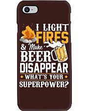 Beer I Light Fires Make Beer Disappear Phone Case tile