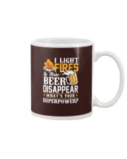 Beer I Light Fires Make Beer Disappear Mug tile
