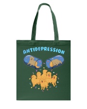 Golden Retriever Dog Antidepression Tote Bag tile