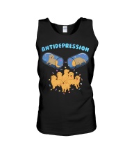 Golden Retriever Dog Antidepression Unisex Tank tile