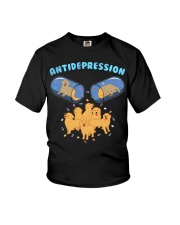 Golden Retriever Dog Antidepression Youth T-Shirt tile