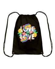 LGBT Love Is Love Drawstring Bag tile