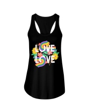 LGBT Love Is Love Ladies Flowy Tank tile