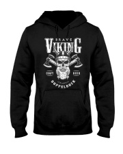 Beard Brave Viking Hooded Sweatshirt front