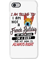 Bulldog Dog I Am Not A French Bulldog Phone Case tile