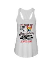 Bulldog Dog I Am Not A French Bulldog Ladies Flowy Tank tile