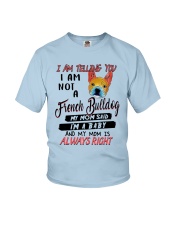Bulldog Dog I Am Not A French Bulldog Youth T-Shirt tile