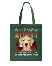 Labrador Dog Get Over It Tote Bag tile