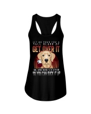 Labrador Dog Get Over It Ladies Flowy Tank tile