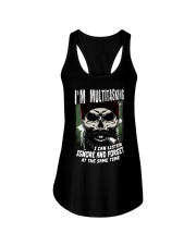 Beard I'm Multitasking Ladies Flowy Tank tile