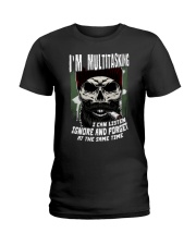 Beard I'm Multitasking Ladies T-Shirt tile