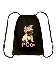 Pug Dog 040220-4 Drawstring Bag tile