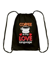 Coffee Is My Love Language Drawstring Bag tile