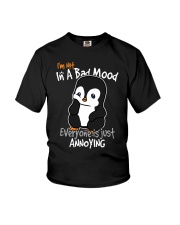 Penguins I'm Not In A Bad Mood Youth T-Shirt tile