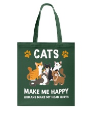 Cat Cats Make Me Happy 2 Tote Bag tile