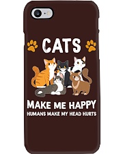 Cat Cats Make Me Happy 2 Phone Case tile