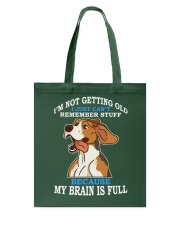 Beagle Dog My Brain Is Full Tote Bag tile