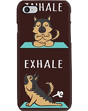 German Shepherd Dog Yoga Inhale Exhale Phone Case tile