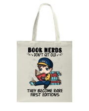Book Nerds Don't Get Old Mechanic Tote Bag tile
