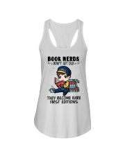 Book Nerds Don't Get Old Mechanic Ladies Flowy Tank tile