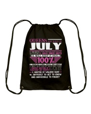 July Queens Are Born In July Drawstring Bag tile