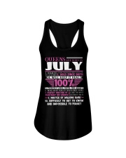 July Queens Are Born In July Ladies Flowy Tank tile