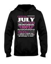 July Queens Are Born In July Hooded Sweatshirt front