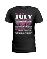 July Queens Are Born In July Ladies T-Shirt tile