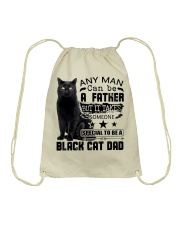 Cat Any Man Can Be A Father Drawstring Bag tile