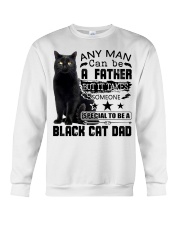 Cat Any Man Can Be A Father Crewneck Sweatshirt tile