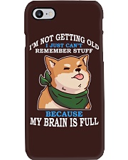 Shiba Inu Dog My Brain Is Full Phone Case tile