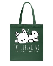 Samoyed Dog Overthinking Tote Bag tile