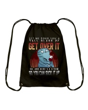 Cat Get Over It Drawstring Bag tile